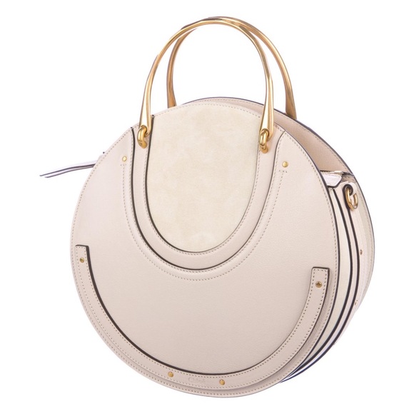 Chloé Pixie Large Suede & Leather Shoulder Bag NWT - Picture 6 of 16